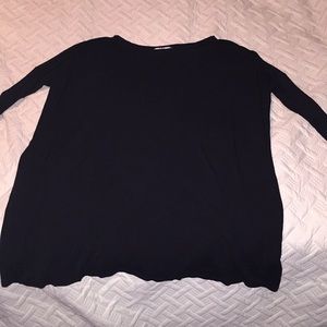 BLACK PIKO DRESS/SHIRT